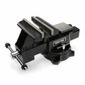 Steelman 6-Inch Swivel Base Bench and Workshop Vise with Built-In Anvil 42462